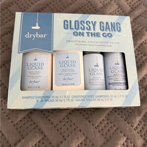 Drybar Glossy Gang Smoothing Set - Blue and White